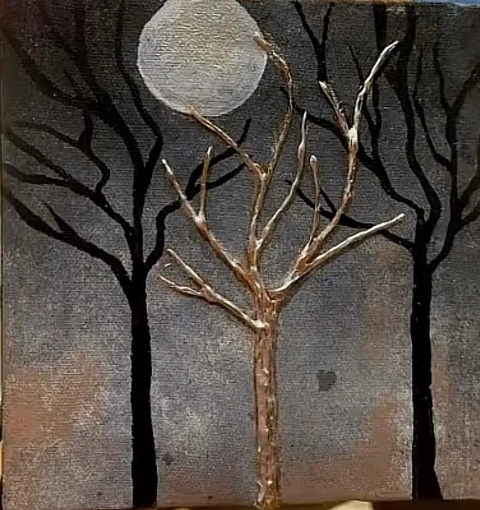 Moonlit Silhouettes" - GalaxyArtWork
