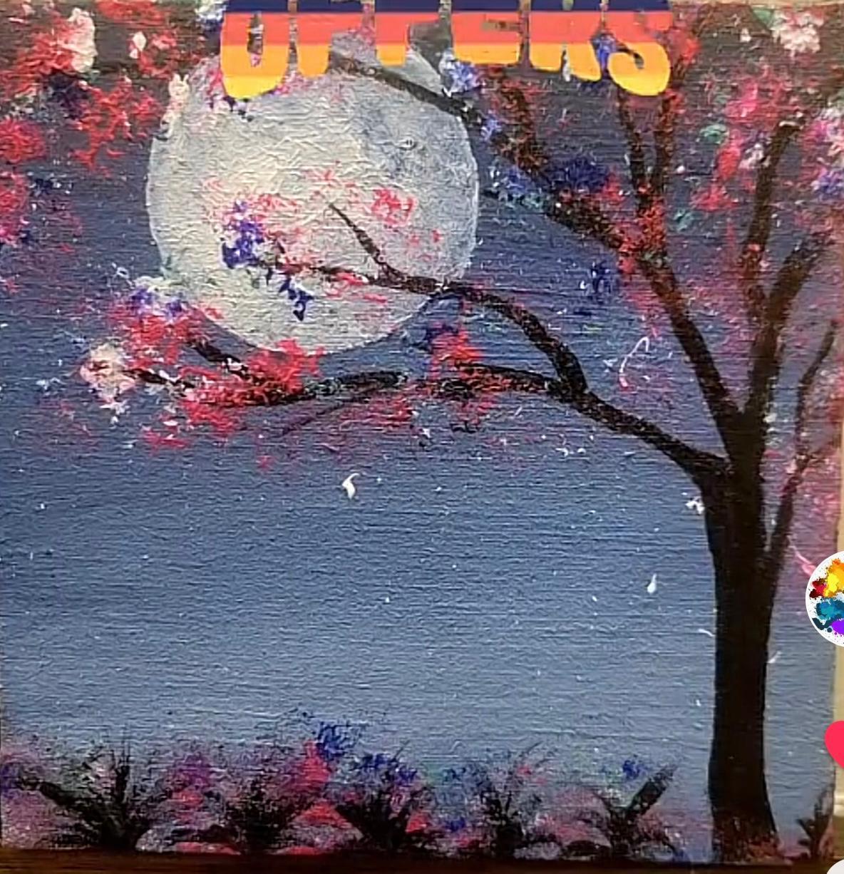 "Blossoms Under the Moon" - GalaxyArtWork