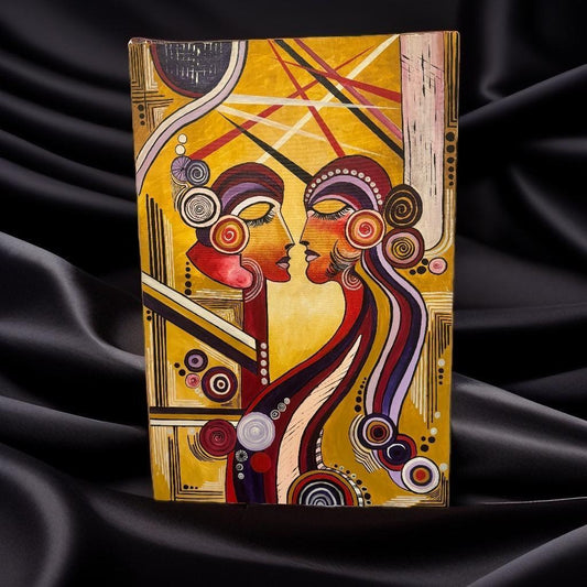 Ethereal Connection: Abstract Harmony" - GalaxyArtWork