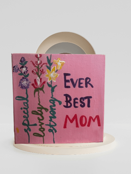 "Ever Best Mom" Mini Canvas - GalaxyArtWork