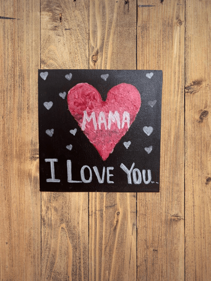 "Mama, I Love You" Mini Canvas