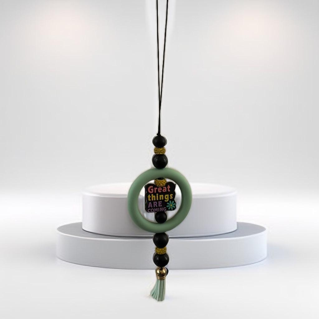 Positive Vibes Car Hanging - Great Things Are Coming