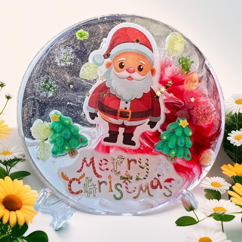 Merry Christmas" Festive plate - GalaxyArtWork