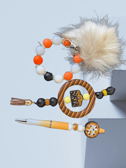 Brown Glow Gift Set for Mom – Handmade Craft Accessories