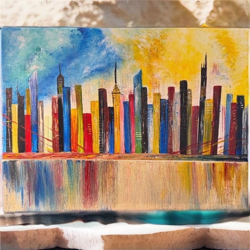 "Vivid Skyline" (12*18)