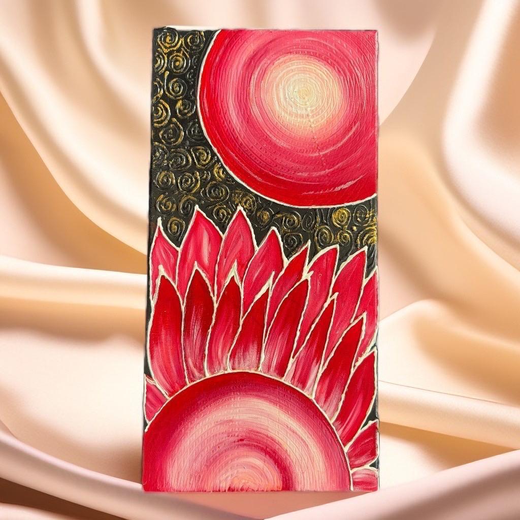 Radiant Bloom: The Dance of Light and Petals" - GalaxyArtWork