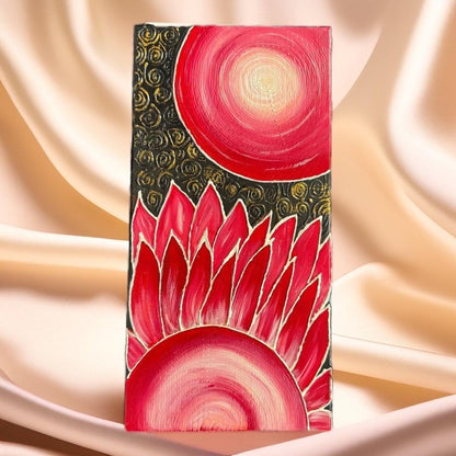 Radiant Bloom: The Dance of Light and Petals" - GalaxyArtWork