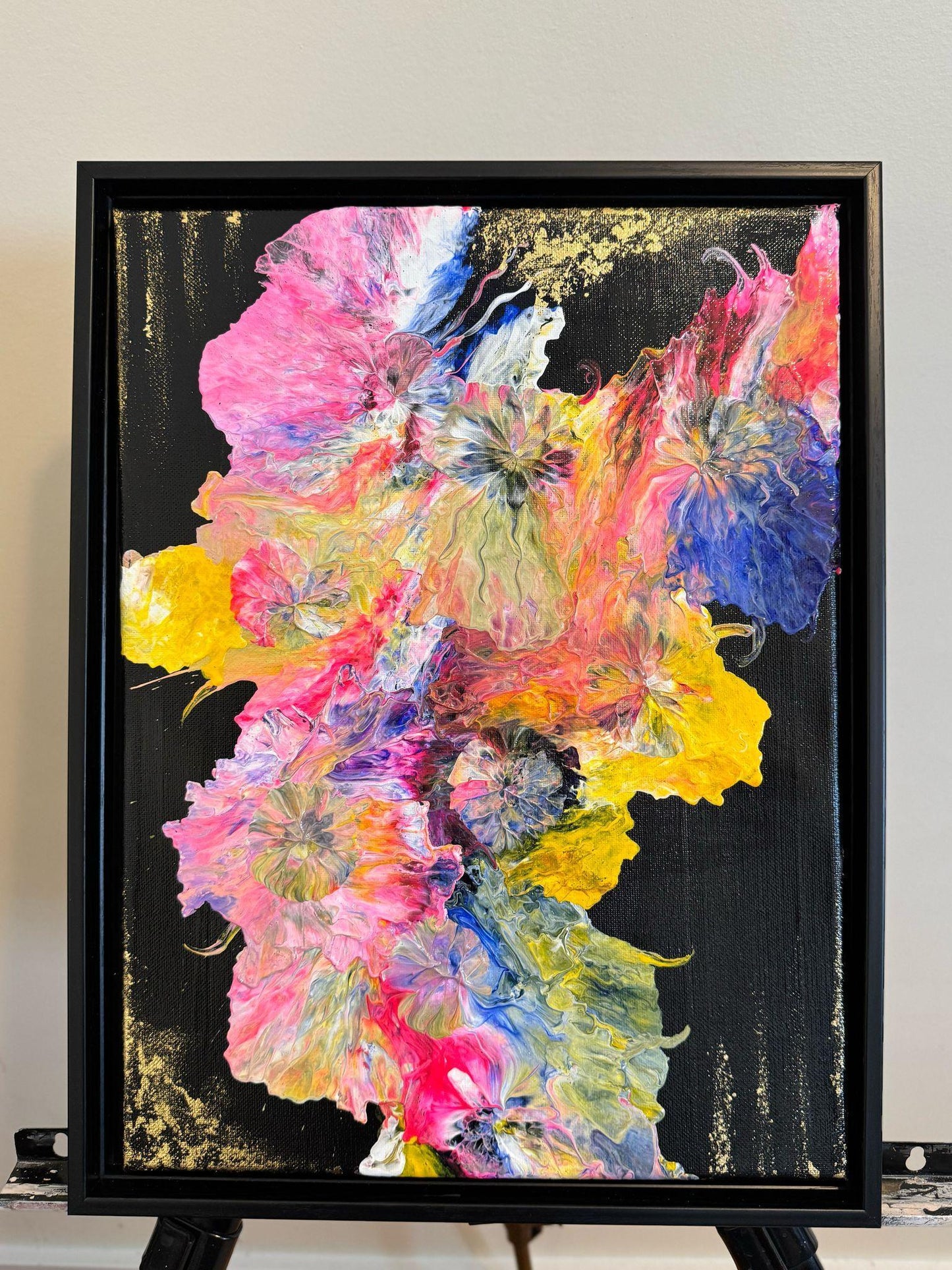 Symphony of Colors – Handmade Abstract Canvas Painting - GalaxyArtWork