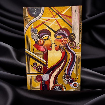 Ethereal Connection: Abstract Harmony" - GalaxyArtWork