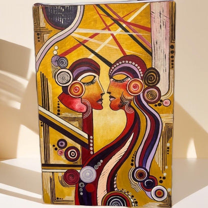 Ethereal Connection: Abstract Harmony" - GalaxyArtWork