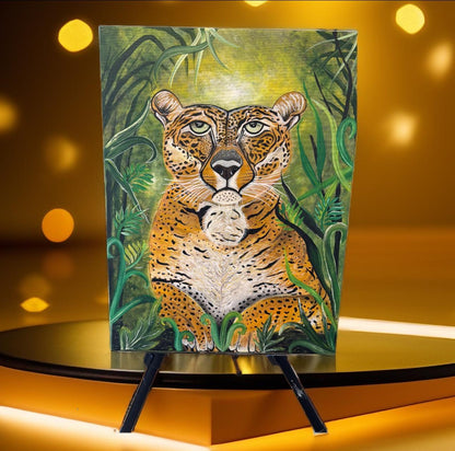 Majestic Leopard in the Jungle – Wild Beauty on Canvas