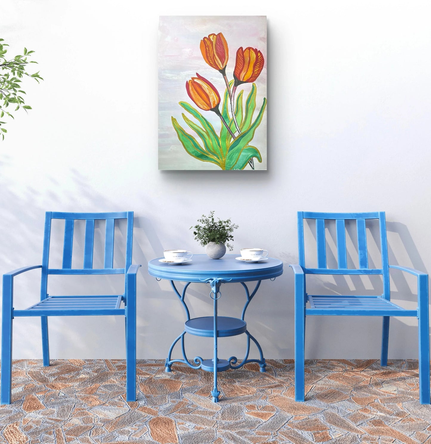 orange-tulip-watercolor-painting