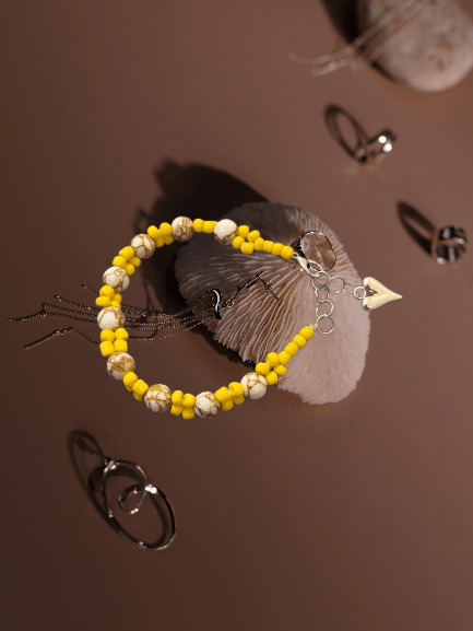 Golden Sunflower Bracelet