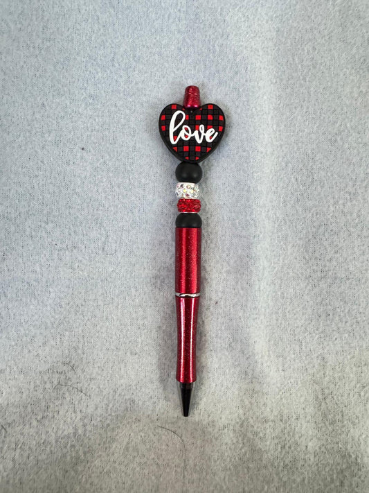 Decorative Love-Themed Pen