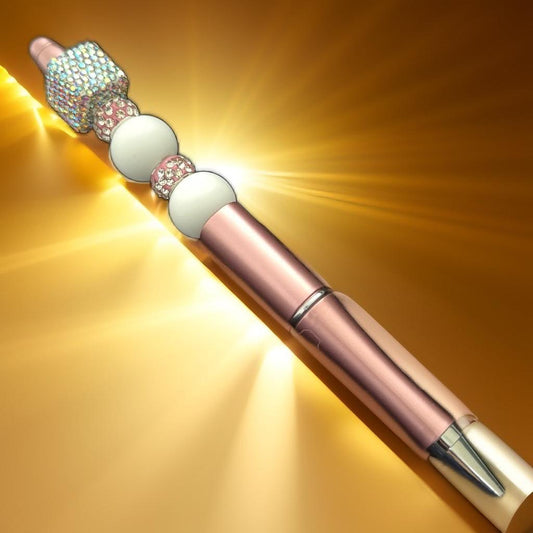 Luxe Rose Gold Crystal Pen – Elegant & Sparkling