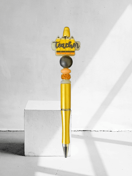 Teach & Shine Pen – Perfect Teacher Appreciation Gift with Pencil Topper