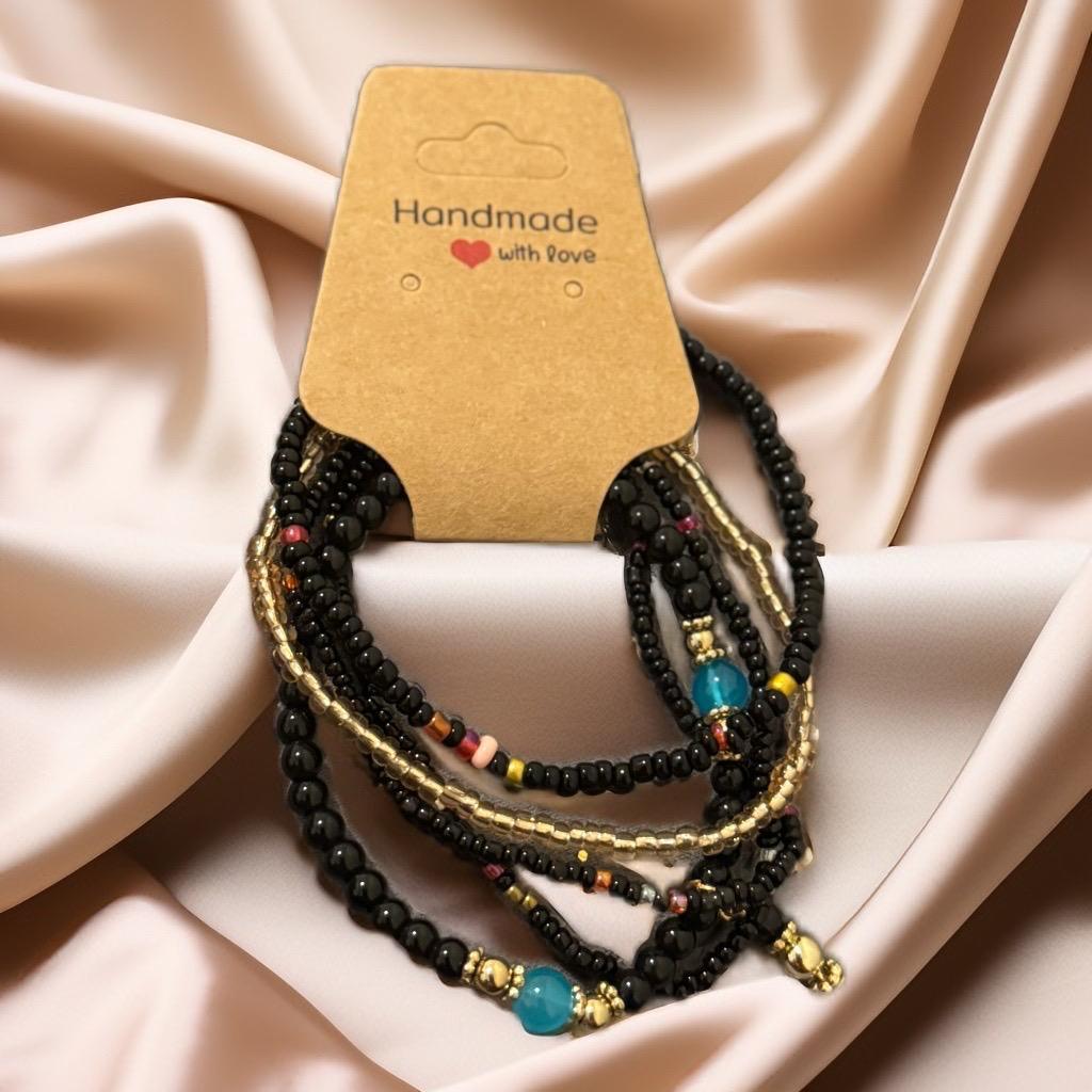 Midnight Charm Bracelet Set – Bold & Beautiful