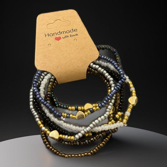 Metallic Elegance Bracelet Set – Sleek & Stylish