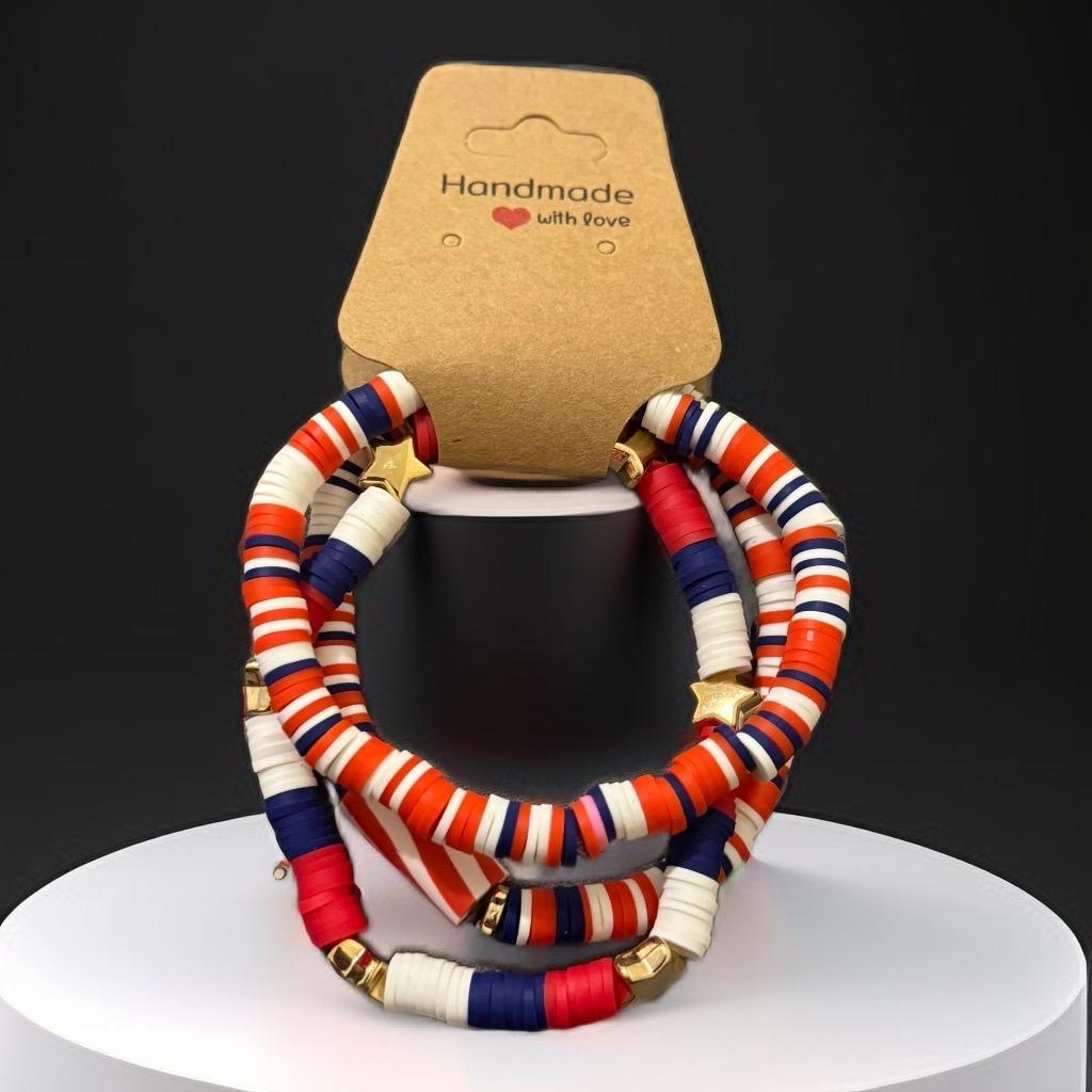 Patriot Pride Bracelet Set – Bold & Spirited