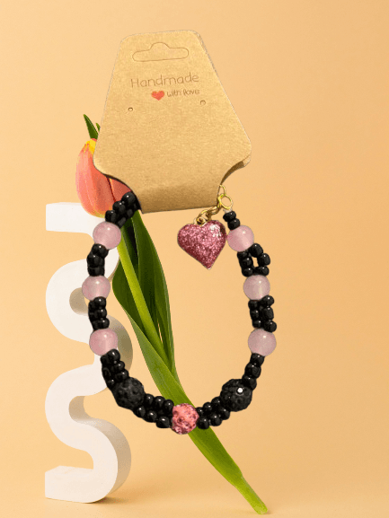 Rose Noir Bracelet