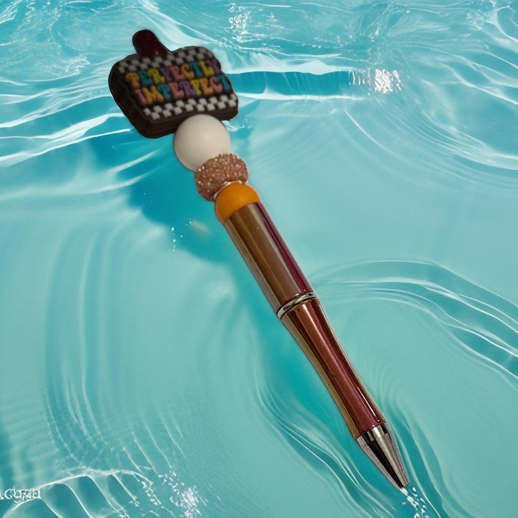 Perfectly Imperfect" Motivational Pen – Bold & Unique - GalaxyArtWork