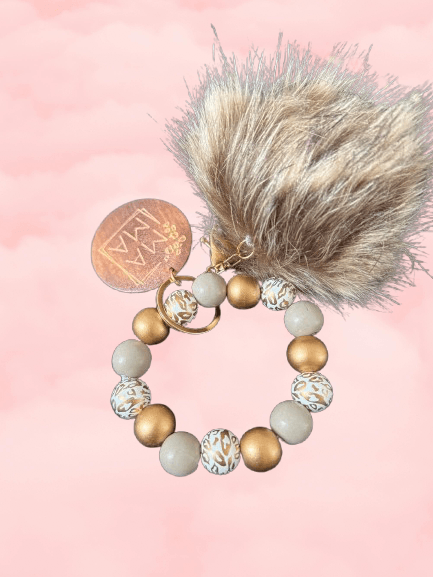 Golden Glow Keychain