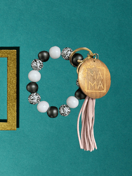 Monochrome Magic Keychain – GalaxyArtWork