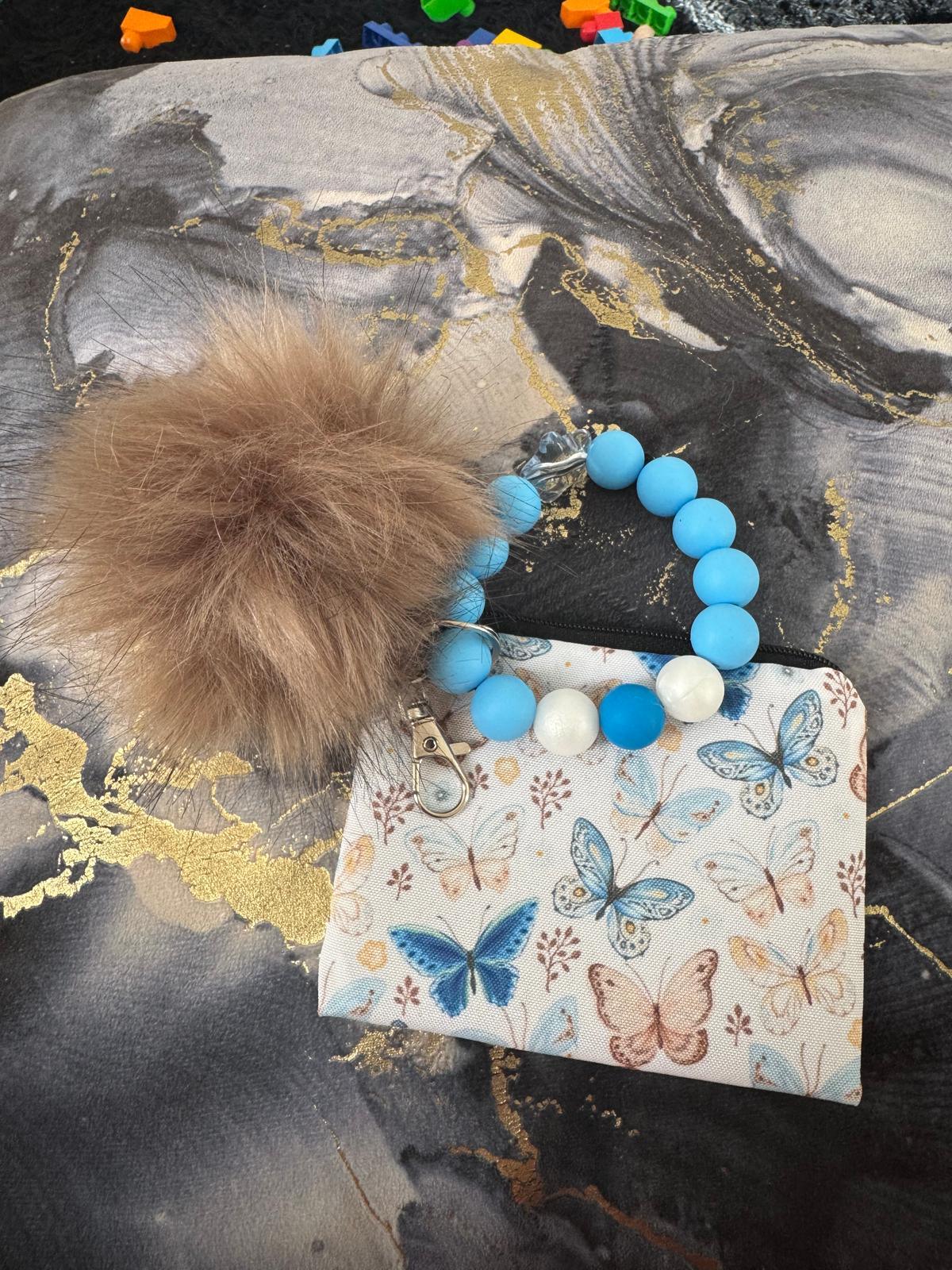 handmade-coin-purse-sets-with-wristlet-fluffy-pom