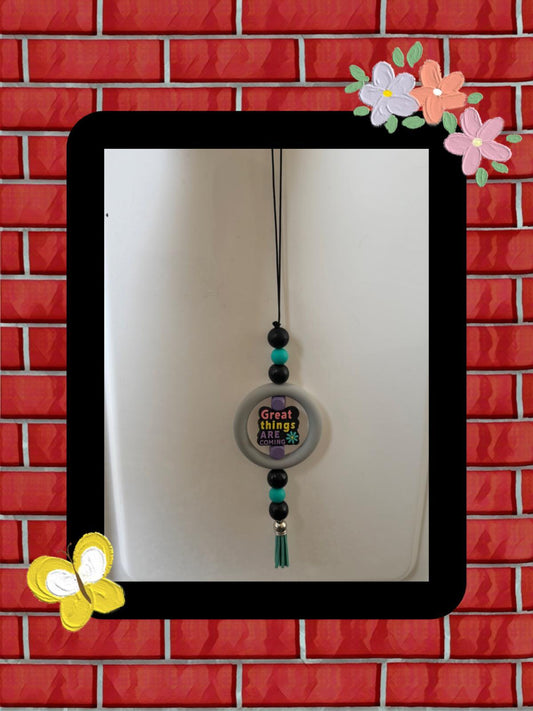 Cute Pink Owl Car Hanging - Adorable Charm for Your Car