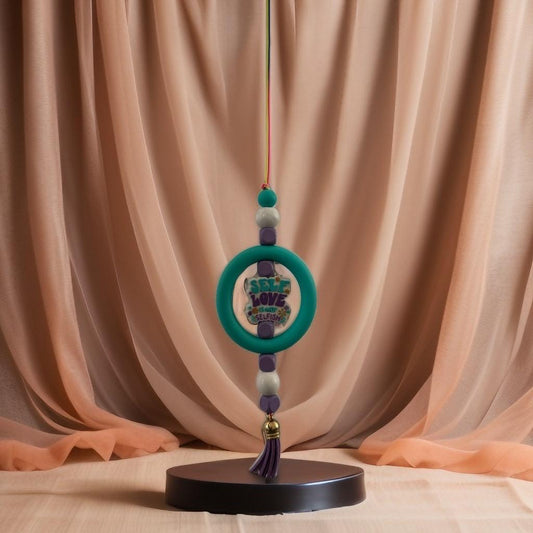 Handmade Self Love Car Hanging – Empowering Decor for Your Journey