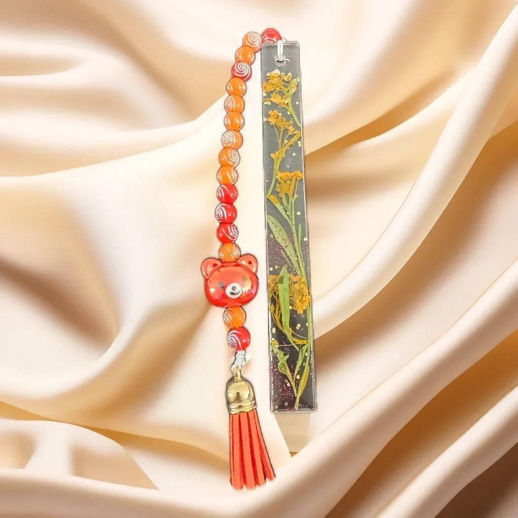 Elegant Floral Resin Bookmarks