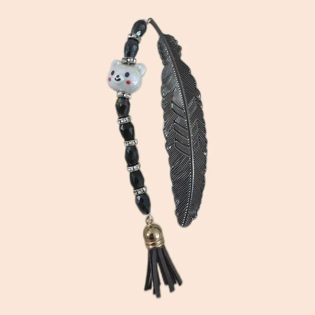 Hand beaded bookmark