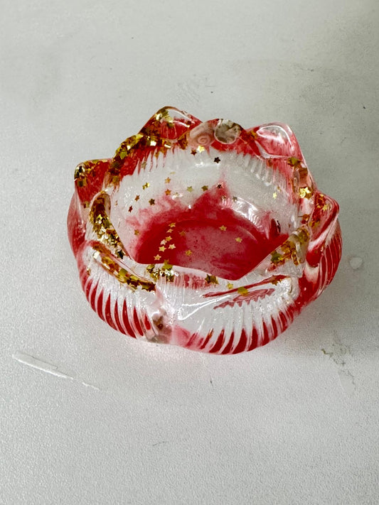 PINK Glow – Handmade Resin Trinket Bowl