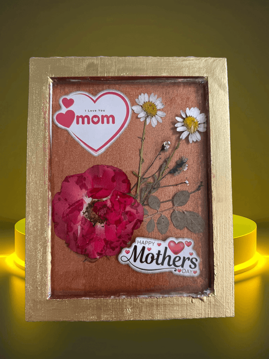Love You Mom – Heartfelt Resin Plaque
