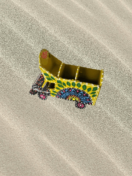 Hand-Painted Pakistani Truck – Decorative Organizer & Pen Holder - GalaxyArtWork