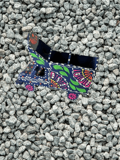 Hand-Painted Pakistani Truck – Traditional Truck Art Desk Organizer - GalaxyArtWork