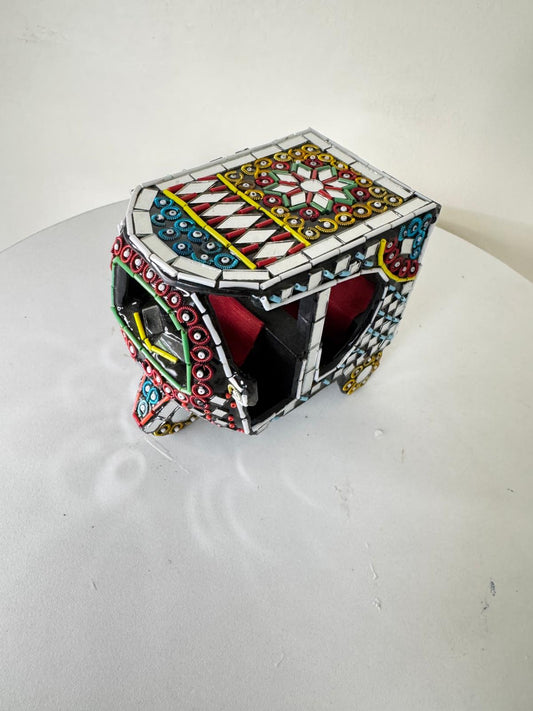 Handcrafted Miniature Rickshaw | Pakistani Truck Art Masterpiece