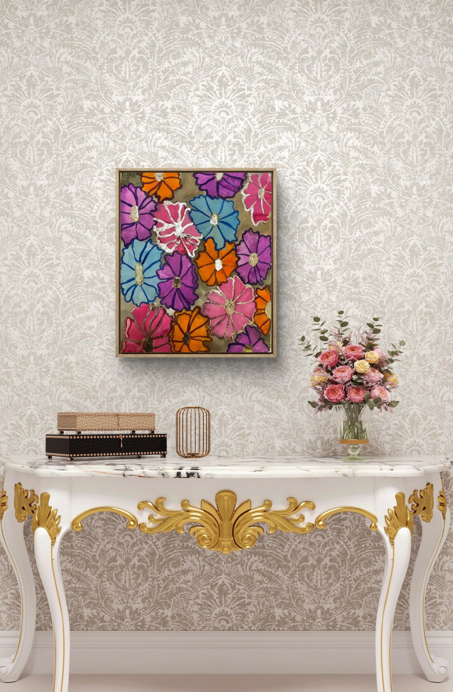 colorful-bloom-floral-art-painting