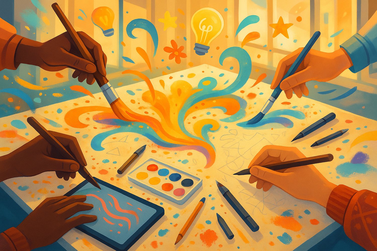 Customized framed art orders for Halloween, Thanksgiving, and holiday events by Galaxy Artwork – handmade, personalized paintings for special occasions.