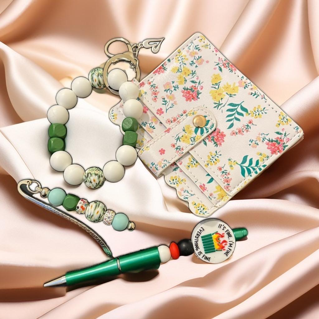 Spring Meadow Gift Set – Handmade Floral Elegance Collection