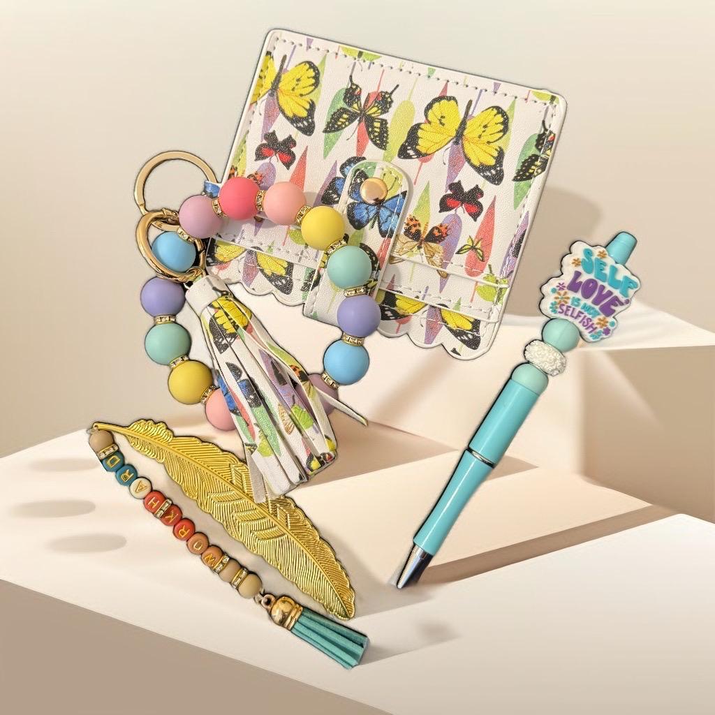 Butterfly Bliss Gift Set – Handmade Pastel Collection