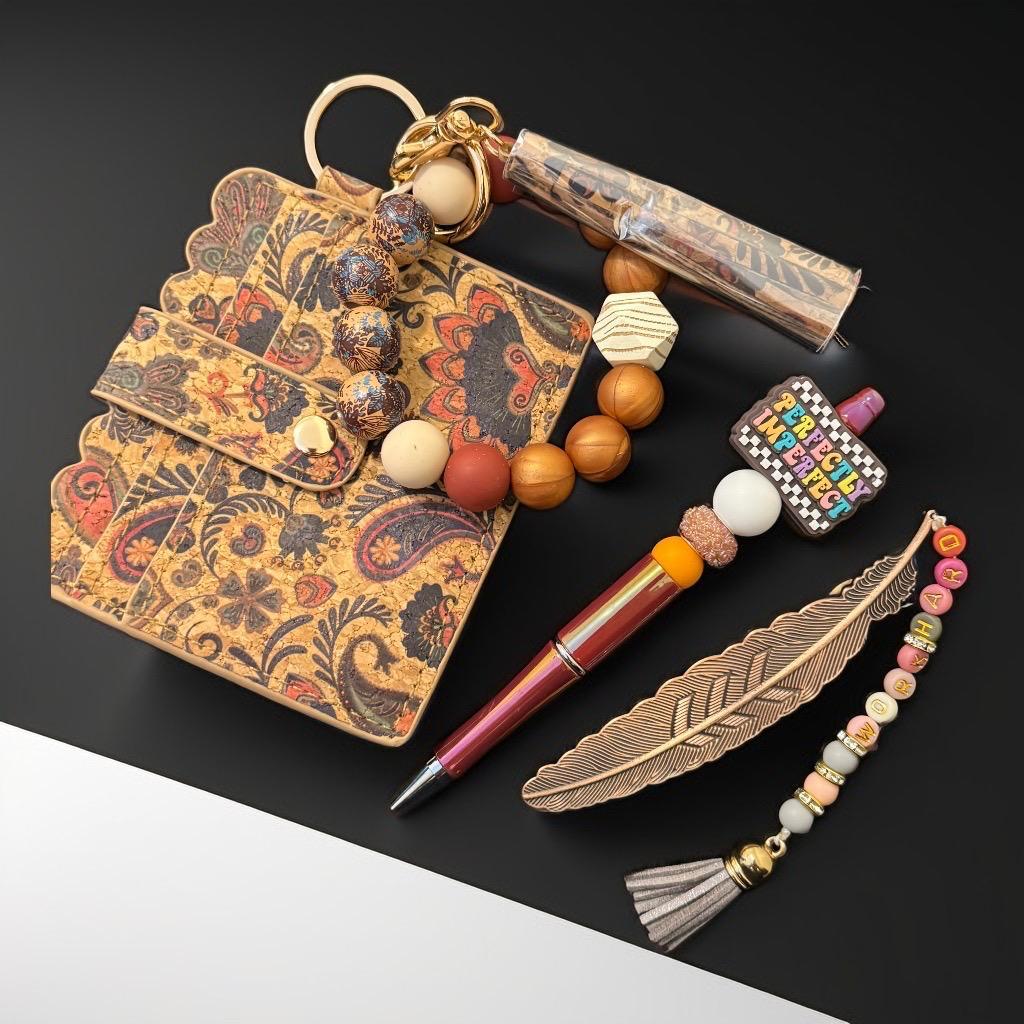 Vintage Boho Luxe Gift Set – Handmade Rustic Elegance Collection