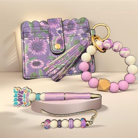 Lavender Bliss Gift Set – Handmade Floral Serenity Collection