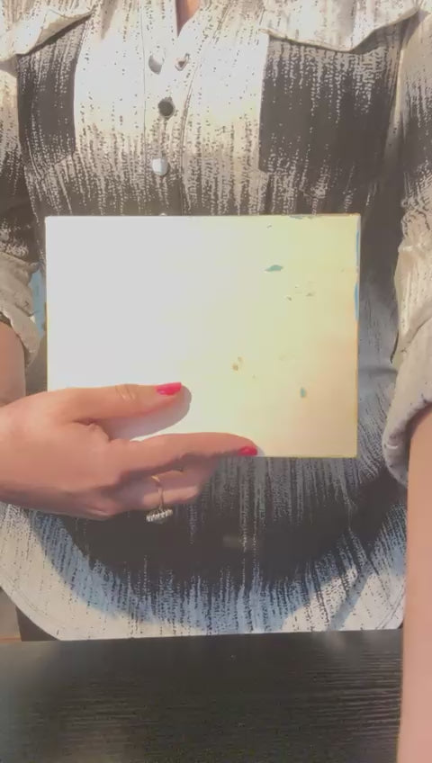 3D Mountain Landscape with Real Dried Flowers