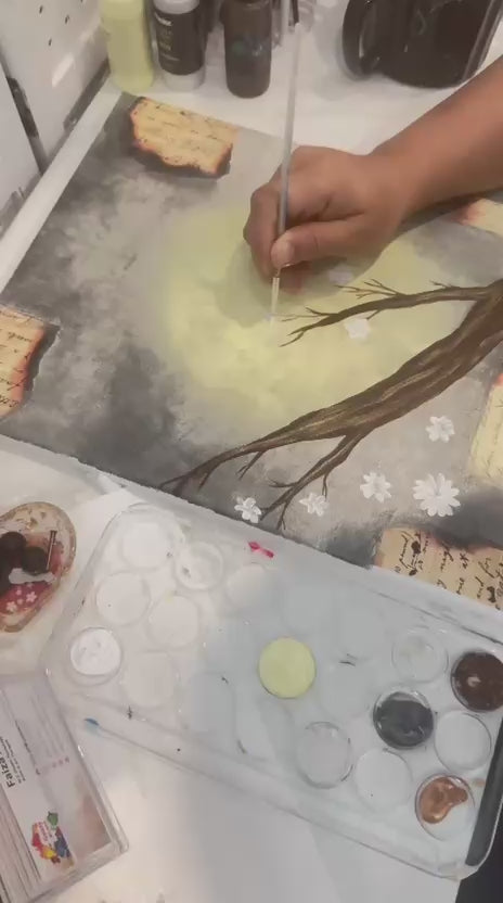 hand made painting video 